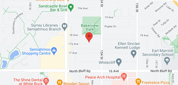 map of 308 15323 17A AVENUE